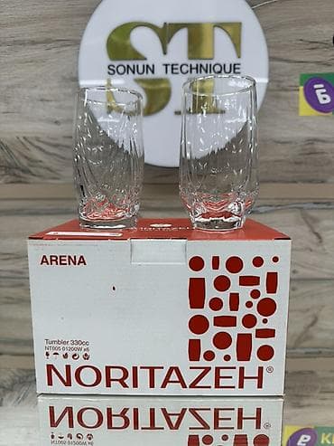 Набор стеклянных стаканов NORITAZEH Arena - Тип: tumbler (высокий — 3