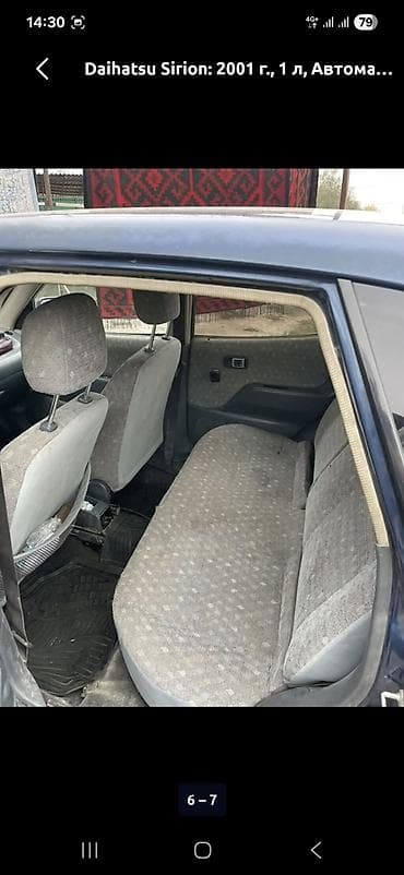кузов тонар: Daihatsu Sirion: 2001 г., 1 л, Автомат, Хэтчбэк — 6
