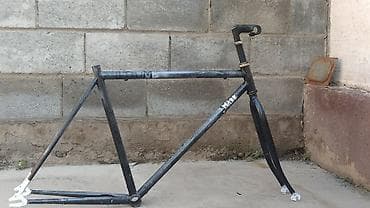 Рама для велосипеда с вилкой и выносом - Материал: сталь