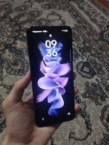 smart watch samsung: Samsung Galaxy Z Flip 3, Б/у, 256 ГБ, цвет - Черный, 1 SIM — 2