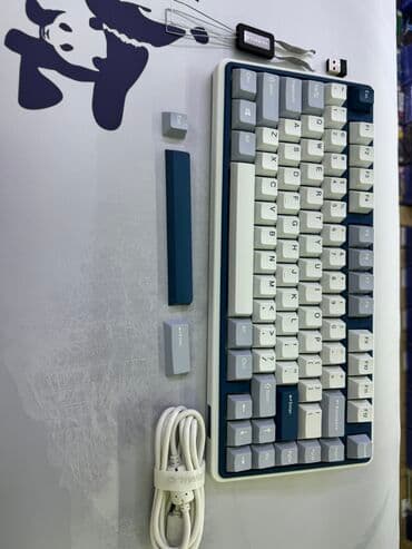 клавиатура мембранная: Клавиатура, Механическая, Bluetooth, Проводное подключение, Размер: 75% — 3