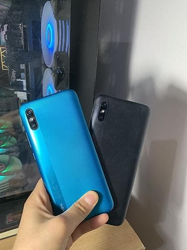 Redmi, Redmi 9A, Б/у, 32 ГБ, цвет - Синий, 2 SIM