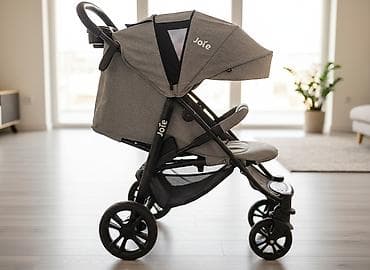 Коляска, цвет - Серебристый, Б/у