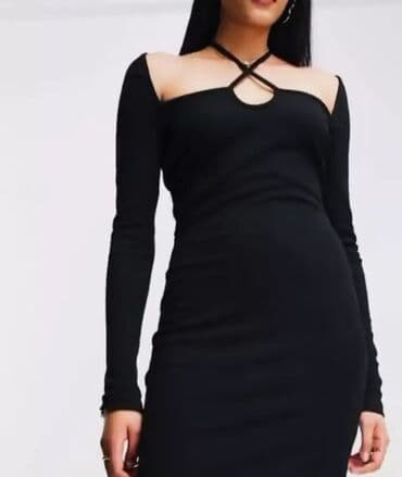 осеннее платье большого размера: Повседневное платье, Китай, Осень-весна, Длинная модель, Хлопок, Лапша, M — 2