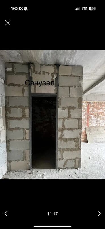 ош квартира берилет келечек: 2 комнаты, 53 м², Элитка, 8 этаж, ПСО (под самоотделку) — 11