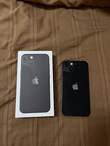 IPhone 13, 128 ГБ, Midnight, Коробка, 100 %
