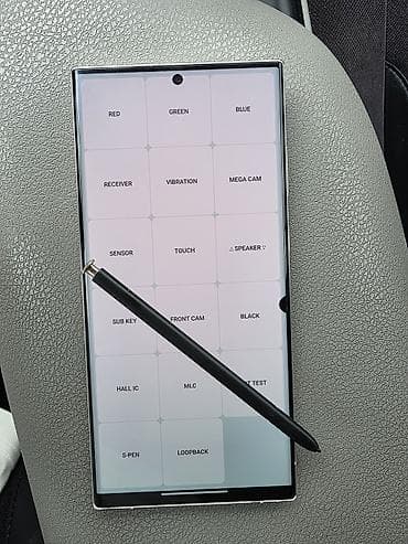 samsung tab s9: Samsung Galaxy S23 Ultra, Б/у, 256 ГБ, цвет - Белый, 1 SIM, eSIM — 2