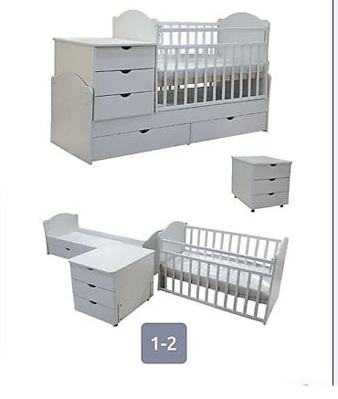 Офис эмереги: Детская кровать трансформер с матрасом. Новая в магазинах — 1