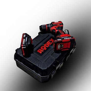 common rail: Аккумуляторная ударная дрель-шуруповерт RODEX в комплекте с чемоданом — 1
