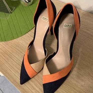 шлепки зара: Босоножки, 38, 38.5, 39, Zara, Новый, цвет - Синий, Самовывоз, Платная доставка — 1
