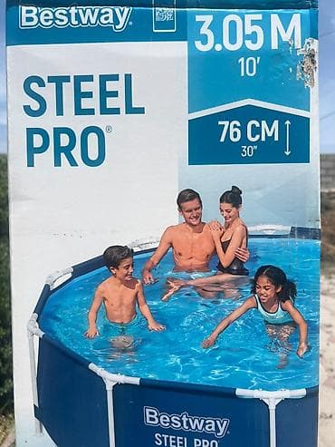 🌊 Продам каркасный бассейн Bestway Steel Pro 305×76 см. Идеальный — 2