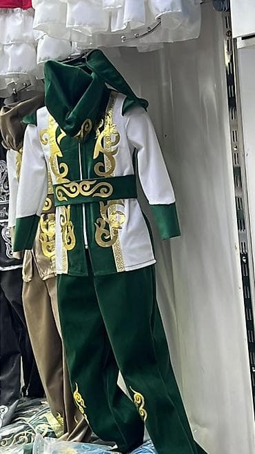 Балдардын кийим-кечелери жана бут кийимдери: Детские национальные костюмы для мальчиков Размеры 28/38 - Комплект — 3