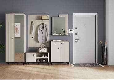 Кире бериш үчүн гарнитур, Жаңы, Шкаф, Илгич, Күзгү, Бөлүп төлөө менен, Акысыз жеткирүү