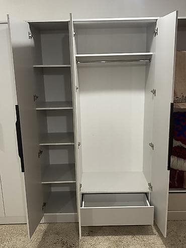 угловой шкаф в гостиную: Шкаф для одежды, Новый, Прямой, ЛДСП — 6