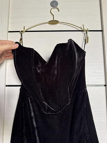 pull beer: Вечернее платье, Коктейльное, Короткая модель, Без рукавов, Корсет, S — 3