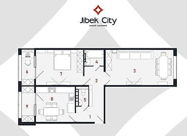 Новостройки от застройщика: 2 комнаты, 77 м², Элитка, 1 этаж, Готовая ПСО (под самоотделку) — 3