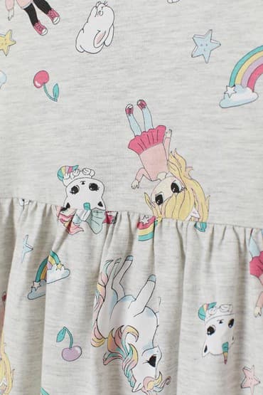 джинсы слоучи: Балдар көйнөгү, түсү - Боз, Жаңы — 2