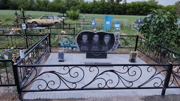 недостроенный дом: Изготовление овалов с фото, Облицовка надгробий, Чистка могил | Мозаика, Металл, Габбро | Оформление — 2