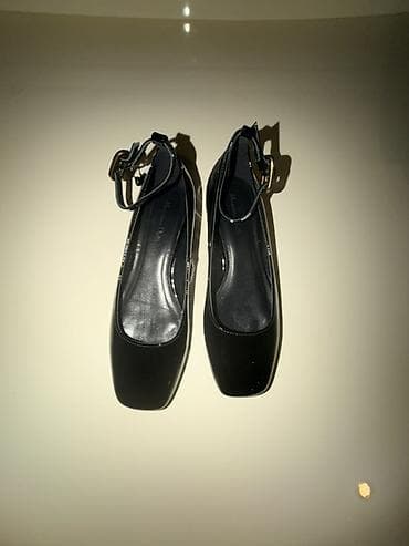 massimo: Туфли Massimo Dutti - Модель: лаковые туфли Mary Jane - Цвет: черный — 3