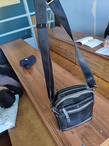 watch active: Классическая сумка, Butun, Турция, Материал: Натуральная кожа, Застежка на молнии, Мужские — 2