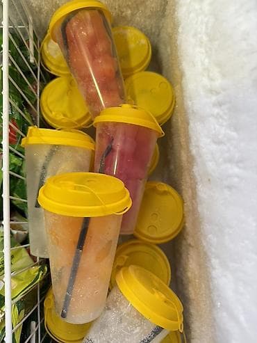 стакан: Многоразовые пластиковые стаканы с крышкой и трубочкой для — 6