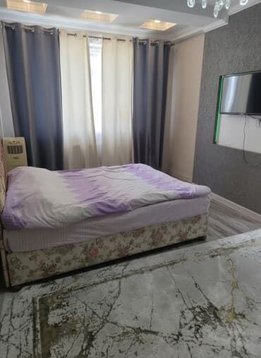 снять квартиру в бишкеке посуточно без посредников: 1 комната, Душевая кабина, Постельное белье, Кондиционер — 1