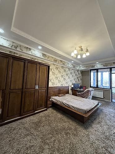 Квартиры: 3 комнаты, 105 м², Кожомкул стадион Элитка, 15 этаж, Евроремонт — 5