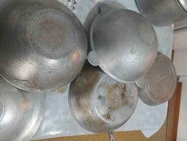 Сушилки: Набор алюминиевой посуды для кухни Состав: - Двухъярусная — 3