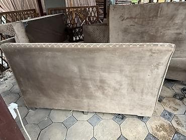 Офис эмереги: Банкетка, Текчелерсиз, Өзү алып кетүү, түсү - Саргыч боз — 2