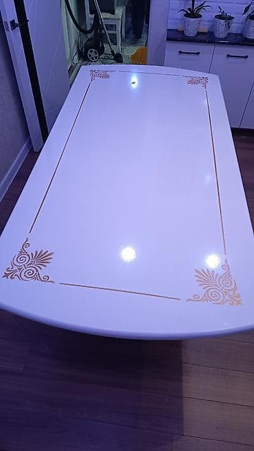 stol: Стол для зала, Не раскладной, Прямоугольный — 5