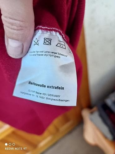 Пальто: Мужские джемперы 1) OLYMP, размер XXL - Цвет: бордовый - — 3