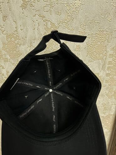 кепка нексия: Мужской головной убор, Li-Ning, Новый, цвет - Черный, Самовывоз — 4