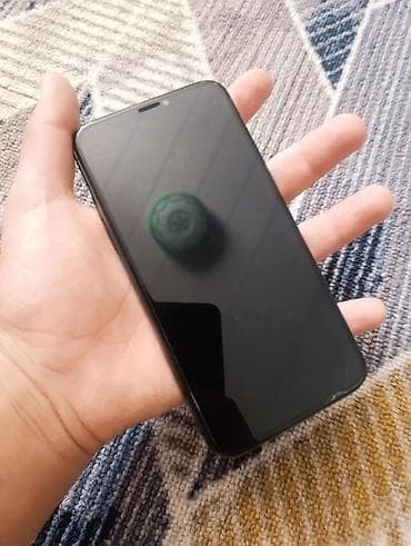 xiami 17: IPhone X, Б/у, 256 ГБ, Black Titanium, Чехол, 100 % — 2