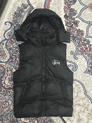 Мужская куртка, S, Nike, Б/у, цвет - Черный, Платная доставка