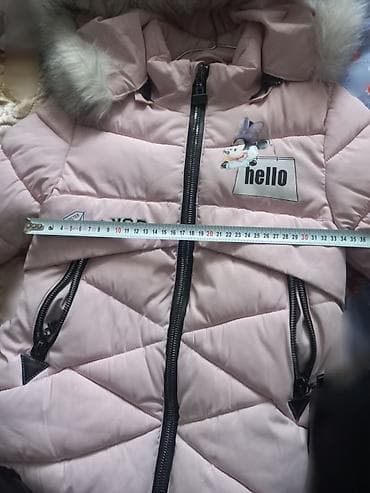 сапоги на девочку: Комплект, цвет - Розовый, Б/у — 6