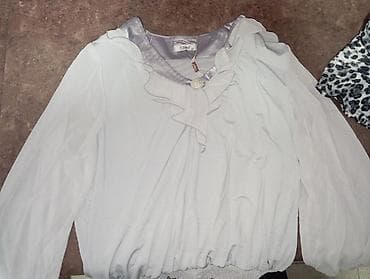 самые модные блузки: Блузка, Классическая модель, Шифон, Леопардовый принт, С воланами — 2