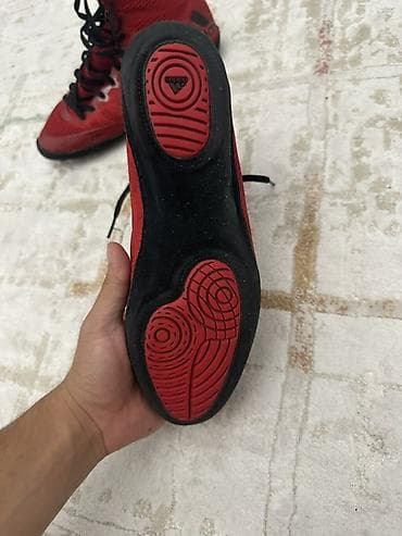 mak: Мужские кроссовки, 40, 40.5, Adidas, Новый, цвет - Красный — 4