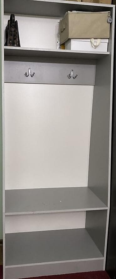 сервант стенку: Шкаф-прихожая, Б/у, Без зеркала, ЛДСП — 1