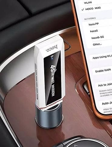 Модемы и сетевое оборудование: Моби Центр /Mobi Center HOCO HI43 Mobile Portable WiFi — компактный — 3