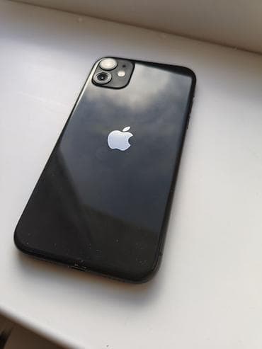 IPhone 11, Б/у, 64 ГБ, Black Titanium, Зарядное устройство, Чехол, Кабель, 88 % — 3