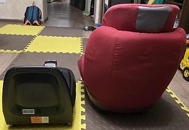 автокресло maxi cosi: Автокресло, цвет - Красный, Б/у — 9