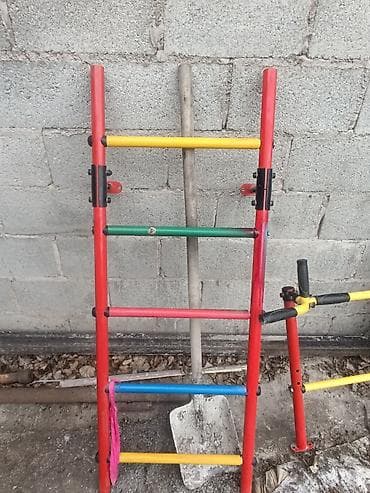 pole: Детский спортивный комплекс (разборный) - Металлическая конструкция с — 3