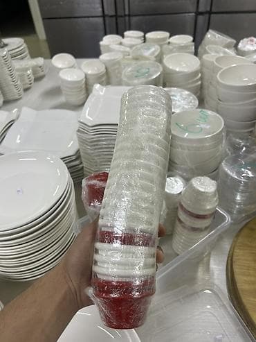 стулья столы: Белая посуда для сервировки стола - Глубокие круглые тарелки для — 5