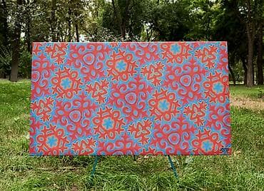 этно шторы: Интерьерные картины постеры с национальным узором в этно стиле — 7