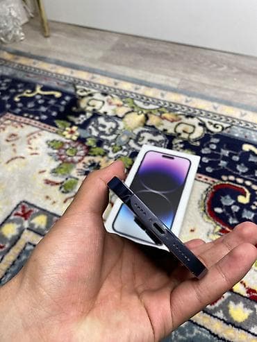 apple монитор: IPhone 14 Pro Max, Б/у, 256 ГБ, Deep Purple, 76 % — 5