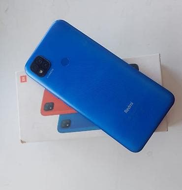 Redmi, Redmi 9C, Новый, 32 ГБ, цвет - Синий, 2 SIM