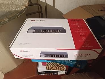 продам модем: Сетевые коммутаторы Gigabit Ethernet 1) Hikvision 16-Port Gigabit — 1
