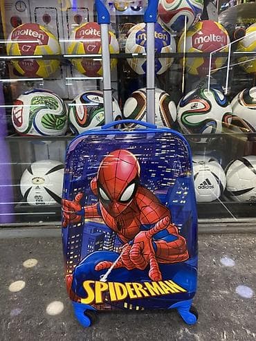колеса на чемодан: Детские чемоданы на колёсах с героями - Дизайны: Marvel Spider‑Man — 1