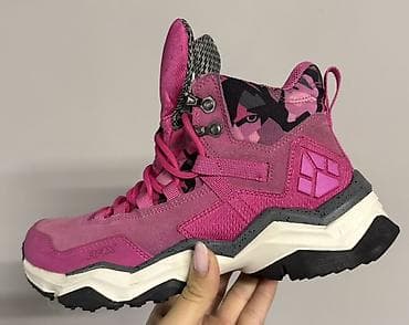 горный ботинки: Треккинговые ботинки бренда RAX, модель 370w Hiking в розовом цвете — 2
