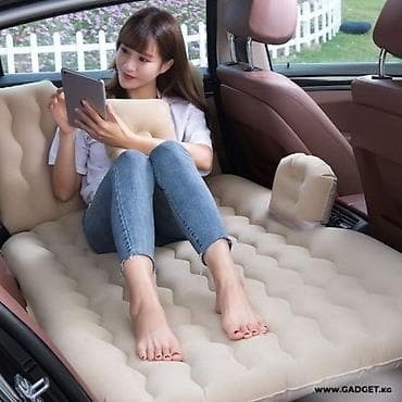 думал: Надувной Матрас в машину на заднее сиденье раздельный 130 х 68 х 38 см — 3